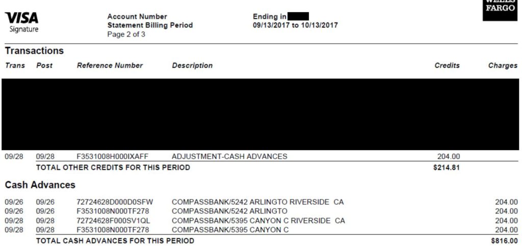 pending transactions wells fargo